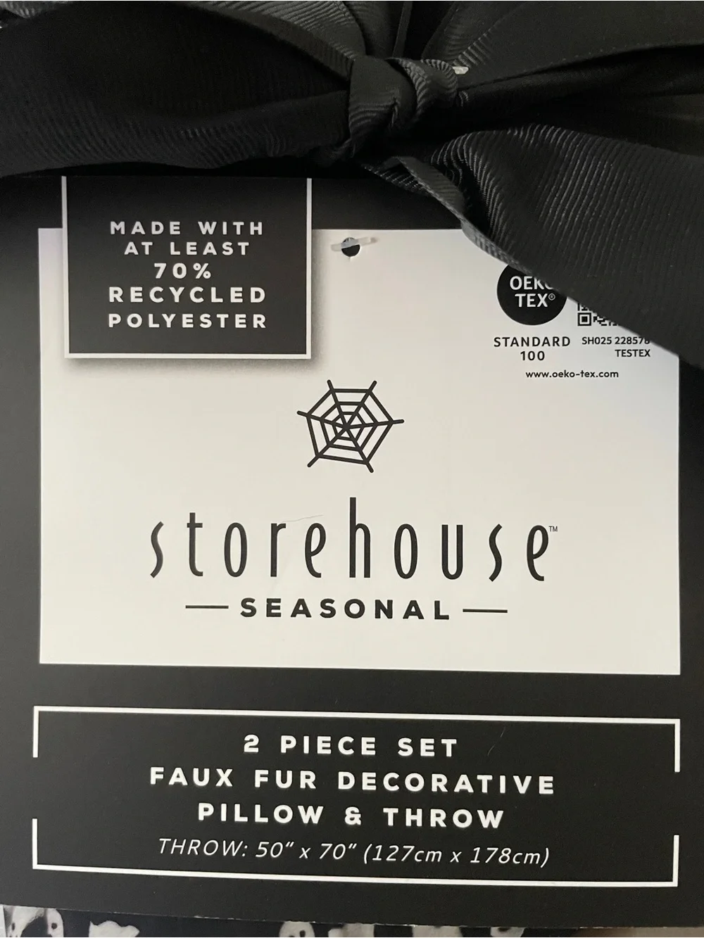 Set of Ghost Pillow & Throw / New